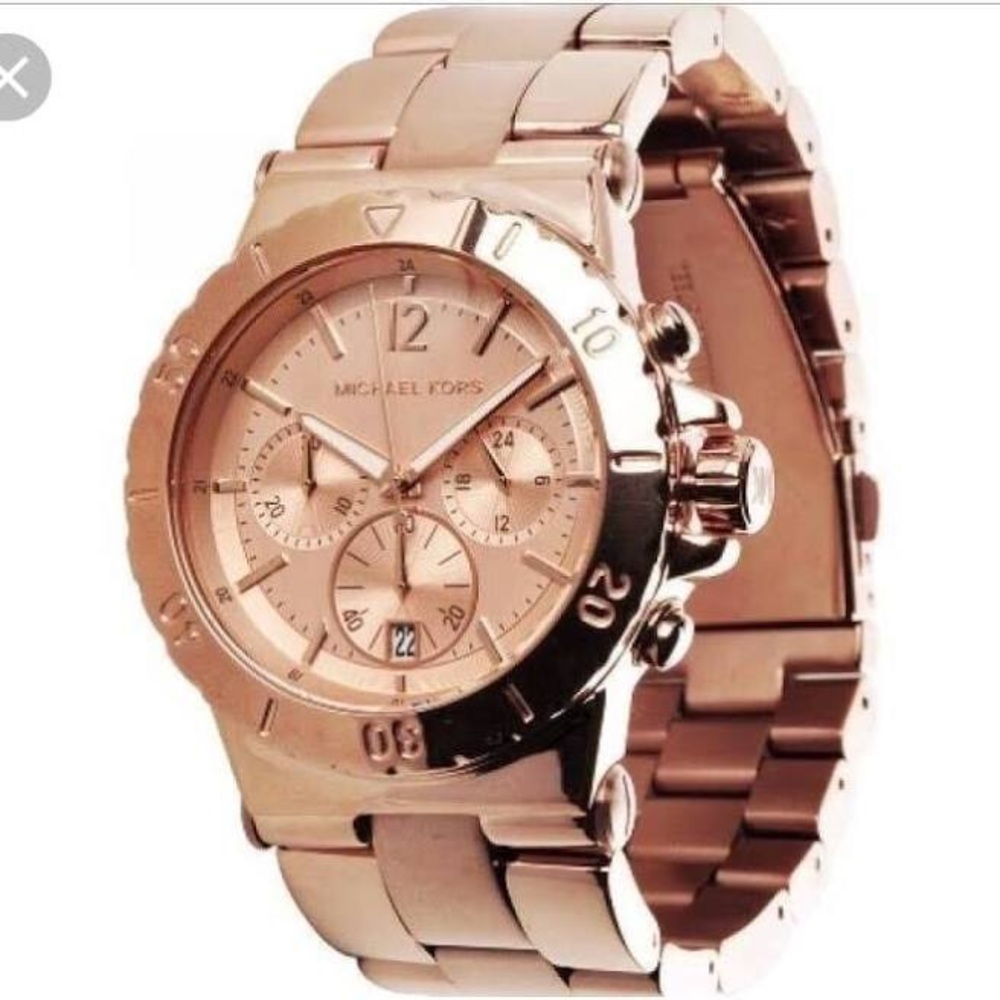 New! Michael Kors Dylan Rose Gold Watch